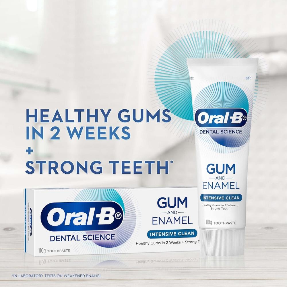 5 x Oral-B Gum Care & Intensive Clean Peppermint Toothpaste 110g