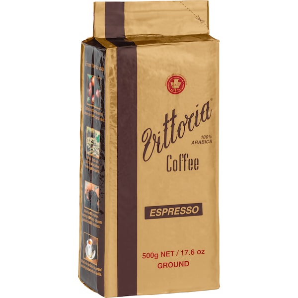 3 x Vittoria Espresso Ground Coffee 500g