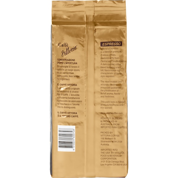 3 x Vittoria Espresso Ground Coffee 500g