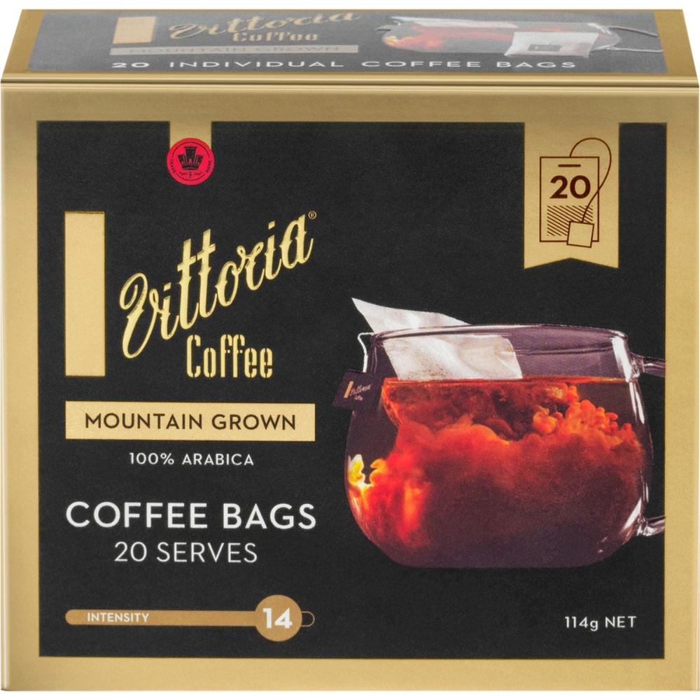Vittoria Coffee Bags Mountain Grown 60 Pack