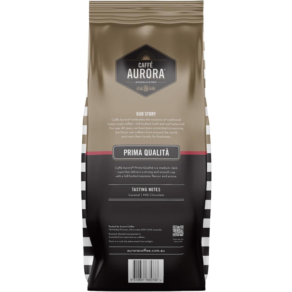 2 x Caffe Aurora Prima Qualita Coffee Beans 1kg