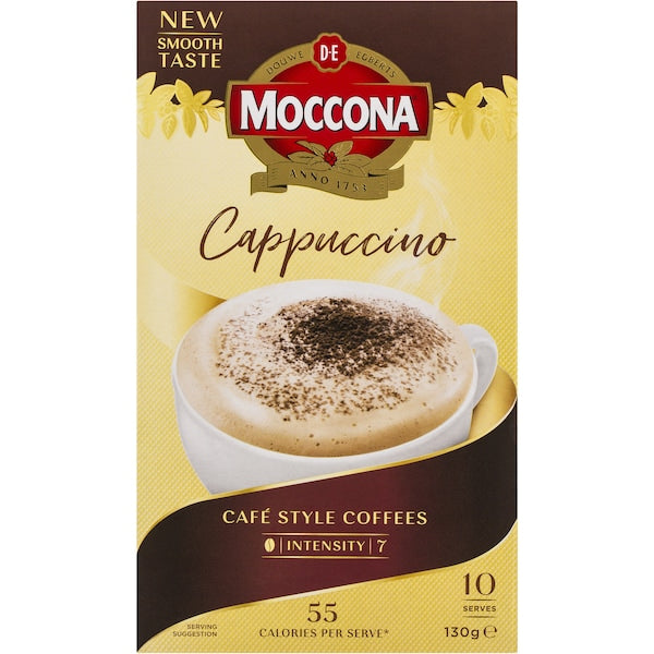 Moccona Coffee Sachets Cappuccino 50 Pack