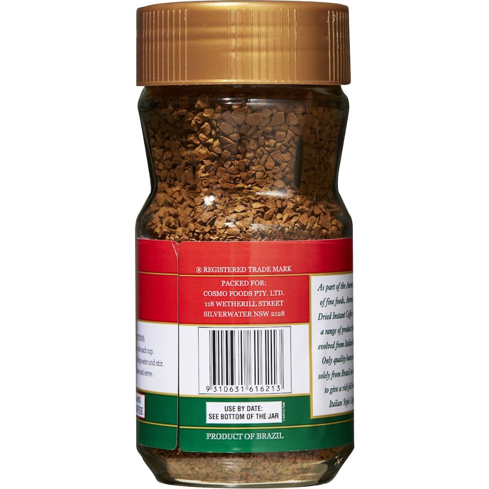 3 x Caffe Aurora Freeze Dried Coffee Italian Style 100g