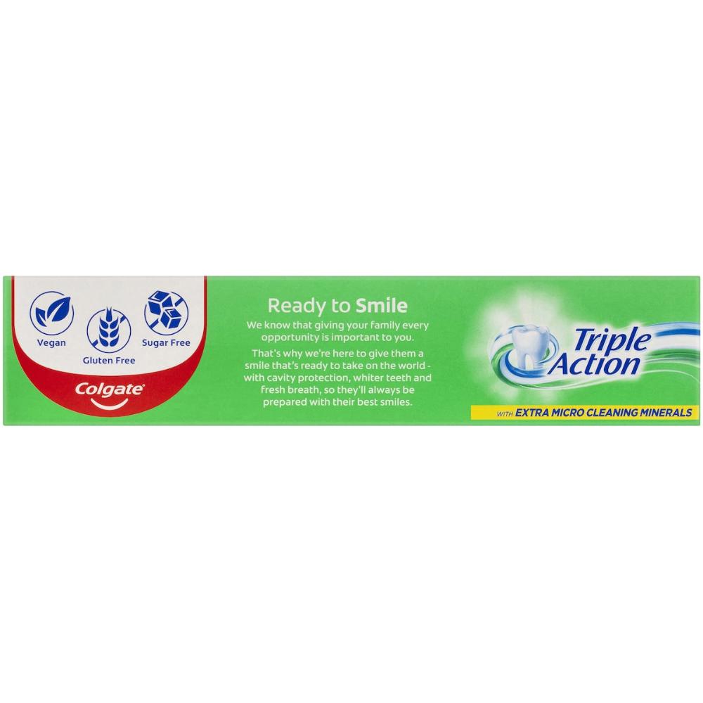 5 x Colgate Toothpaste Triple Action Micro Cleaning 165g