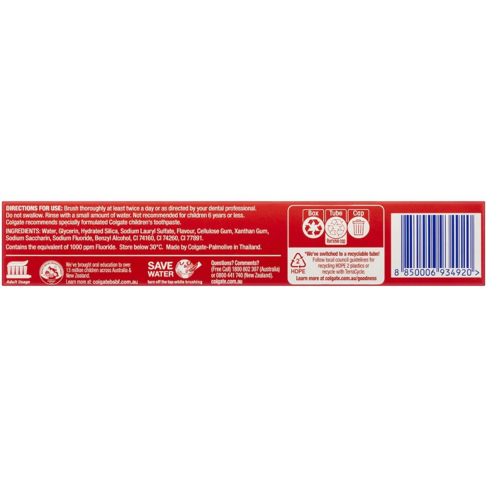 5 x Colgate Toothpaste Triple Action Micro Cleaning 165g