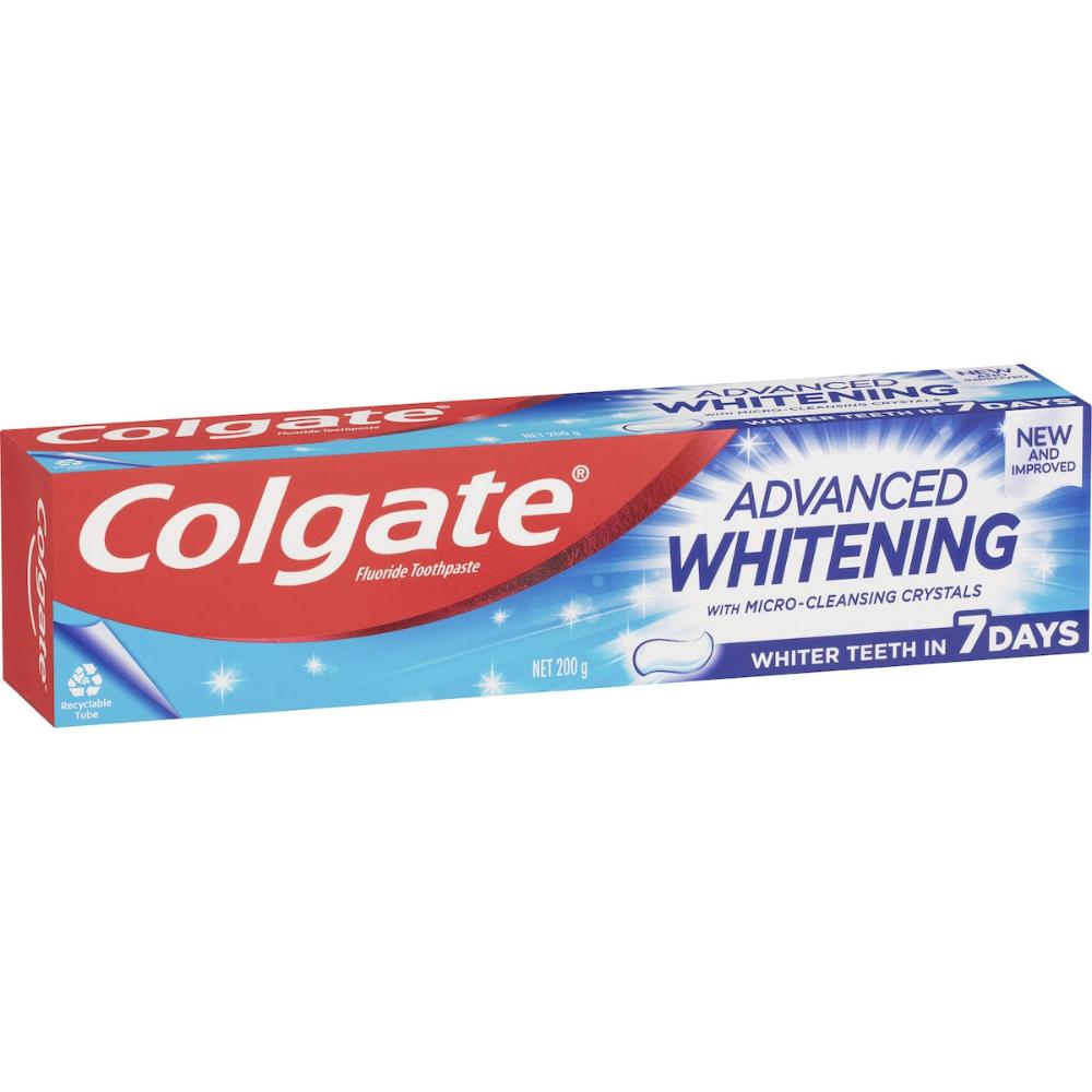 5 x Colgate Whitening Toothpaste Advanced Whitening 200g