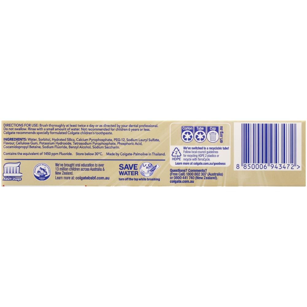 5 x Colgate Whitening Toothpaste Advanced Whiten Tartar Control 115g