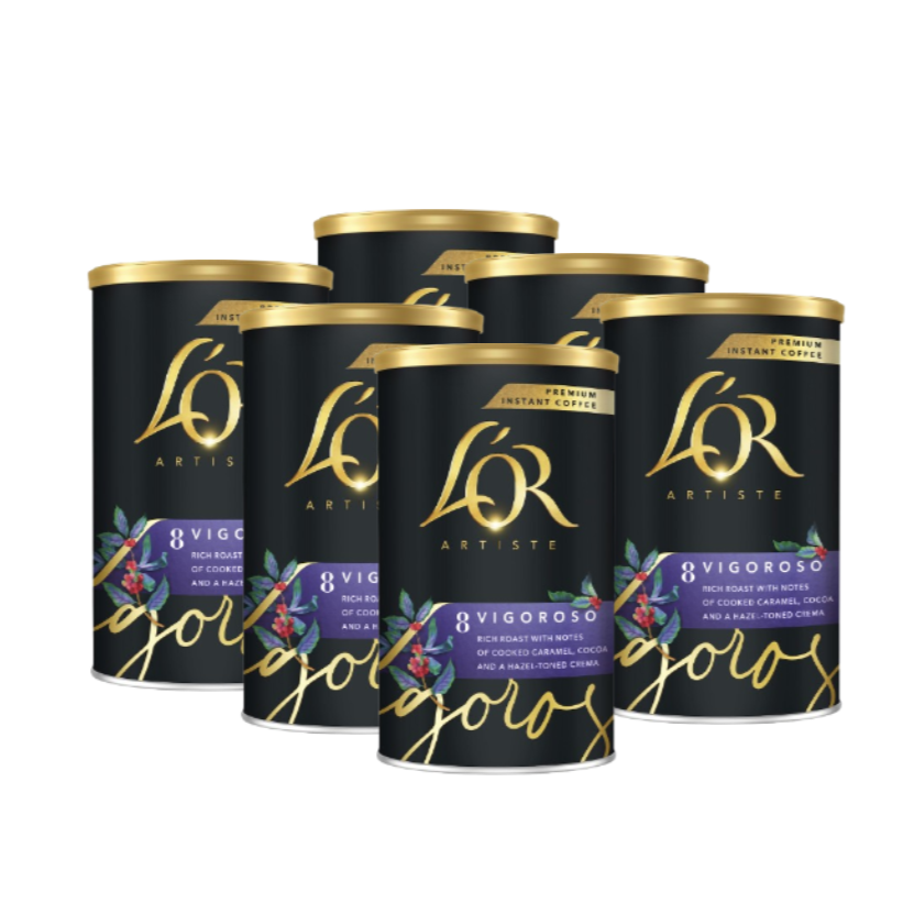 L'or Coffee Artiste 8 Vigoroso 95g (6 Pack)