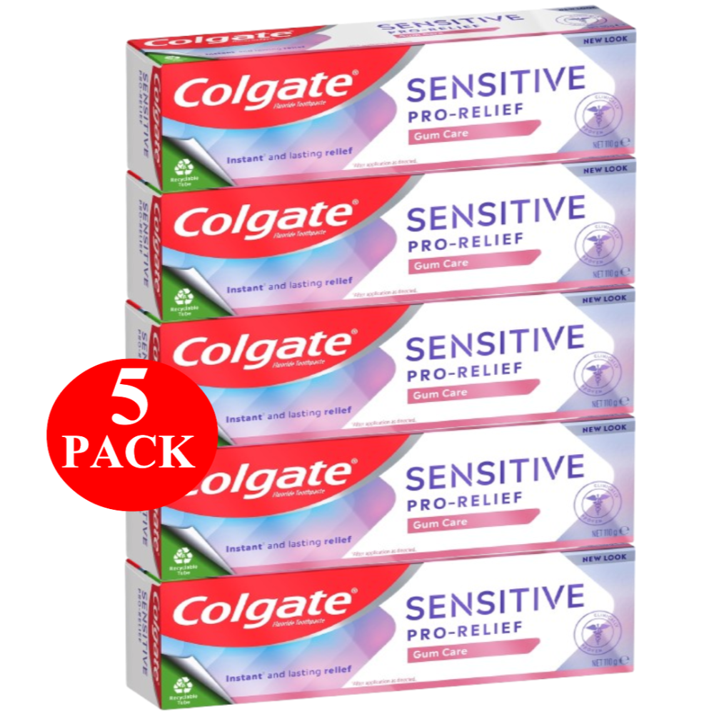 5 x Colgate Sensitive Toothpaste Pro-relief Gum Care 110g