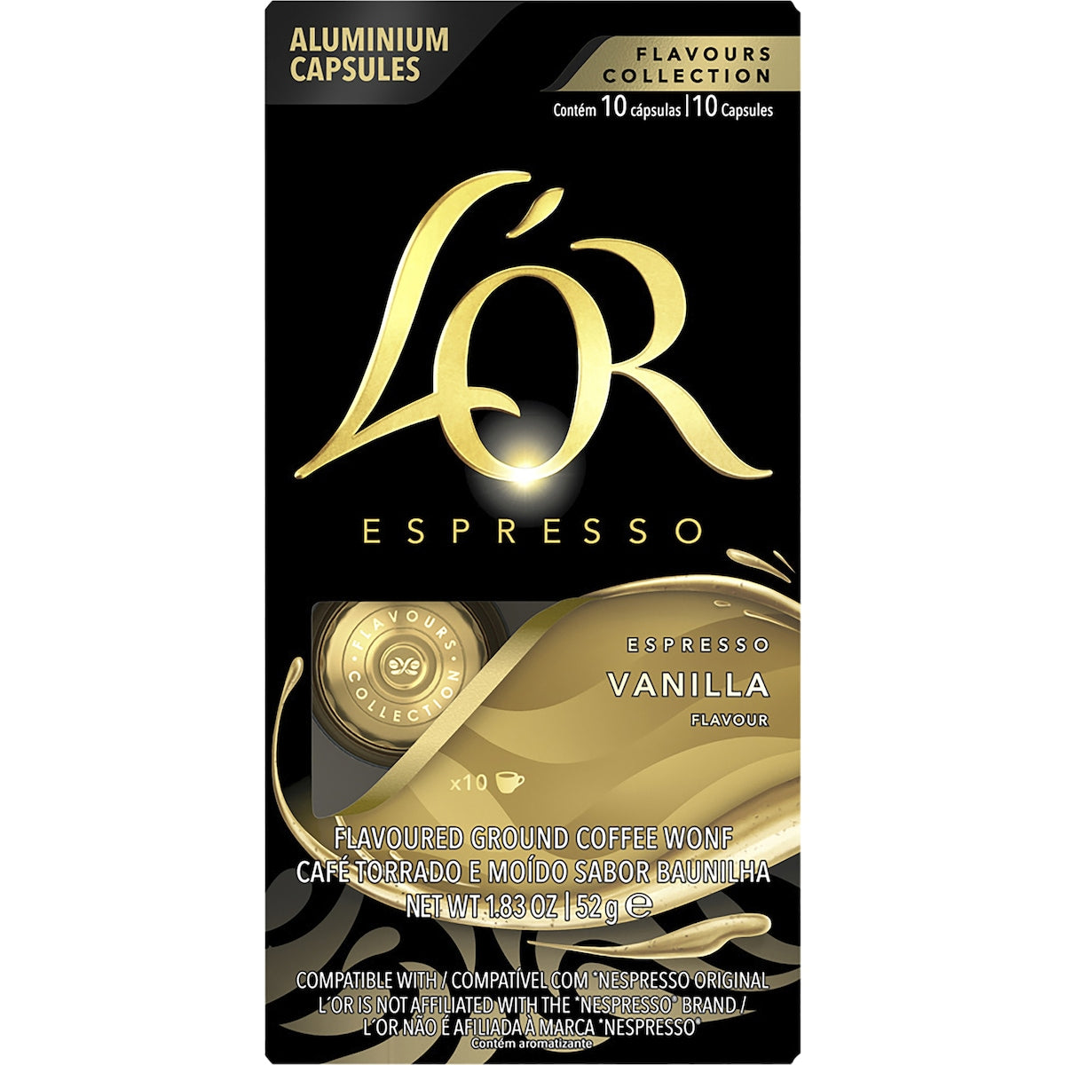 L'or Espresso Vanilla Capsules 50 Pack
