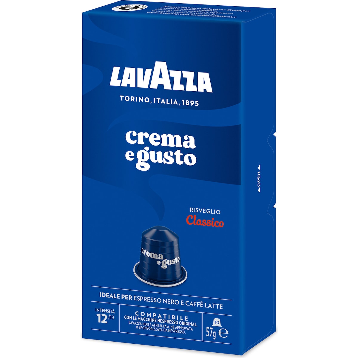 Lavazza Crema E Gusto Nespresso Compatible Coffee Pods 50 Pack