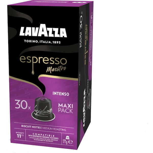 Lavazza Espresso Intenso Nespresso Compatible Coffee Pods 90 Pack