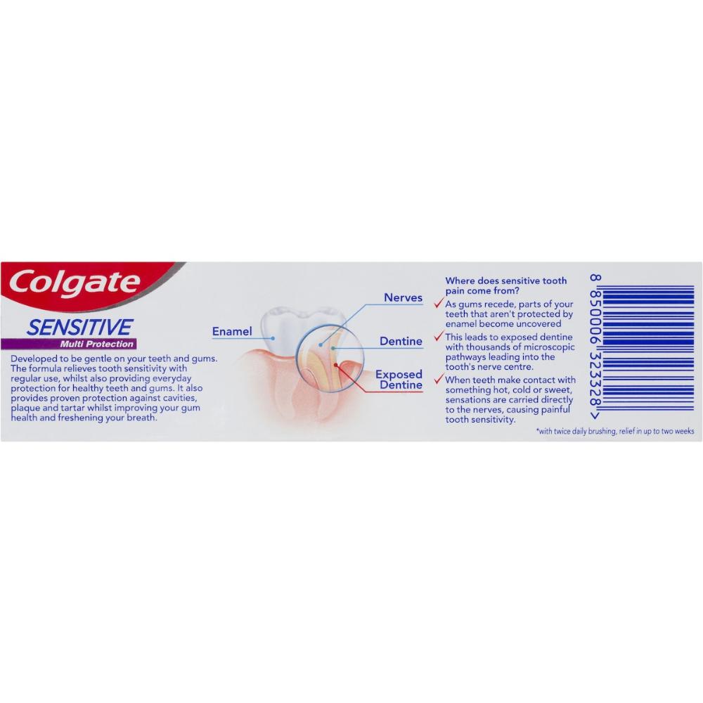 5 x Colgate Sensitive Toothpaste Multi Protection 110g