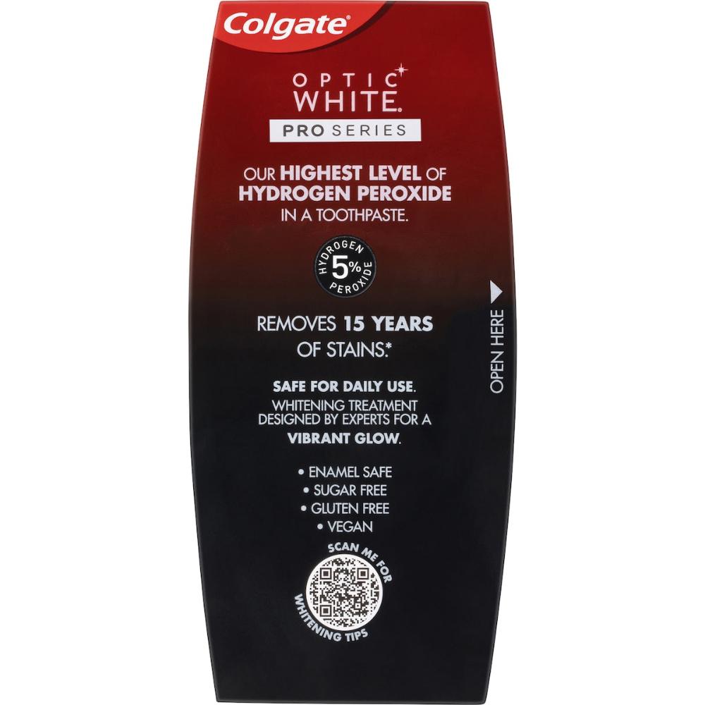 2 x Colgate Teeth Whitening Toothpaste Optic White Pro Series Vividly 80g