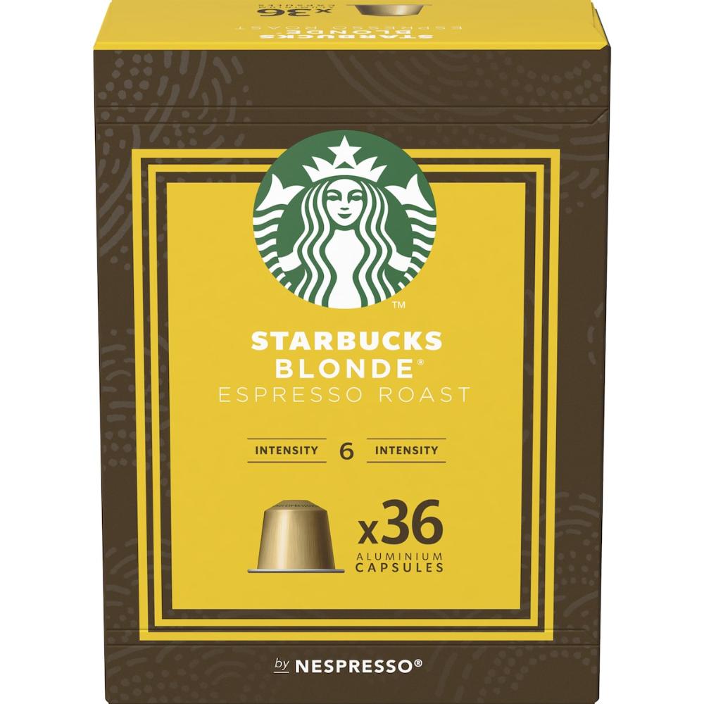 Starbucks By Nespresso Blonde Espresso Roast Coffee Pods Capsules 72 Pack