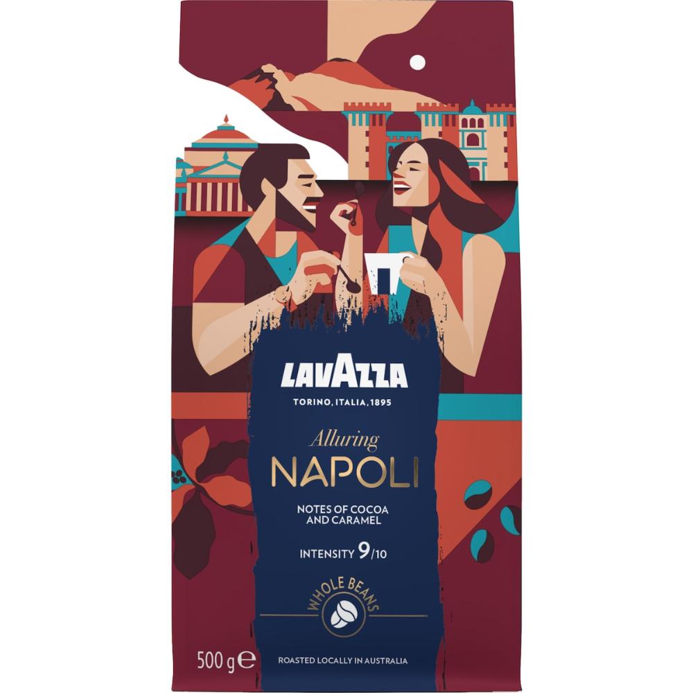 Lavazza Tales Of Italy Alluring Napoli Coffee Beans 500g