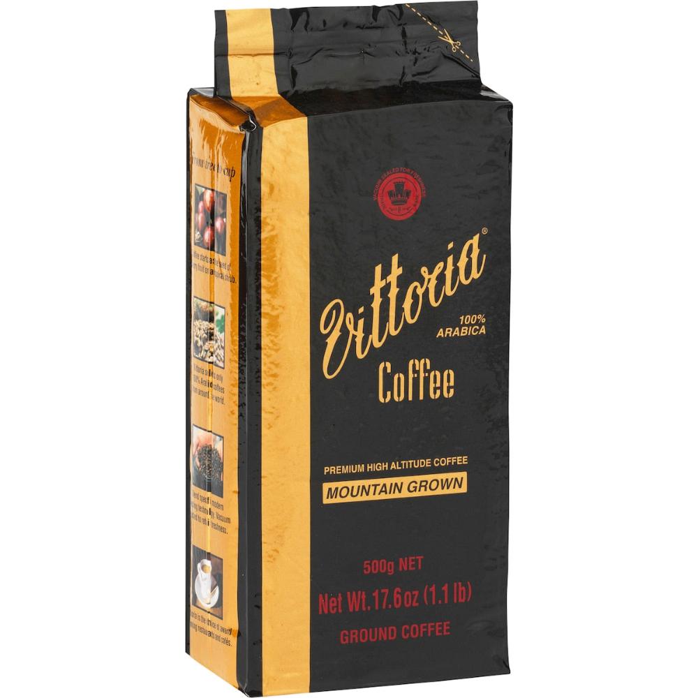 3 x Vittoria Mountain Grown Ground Coffee 500g