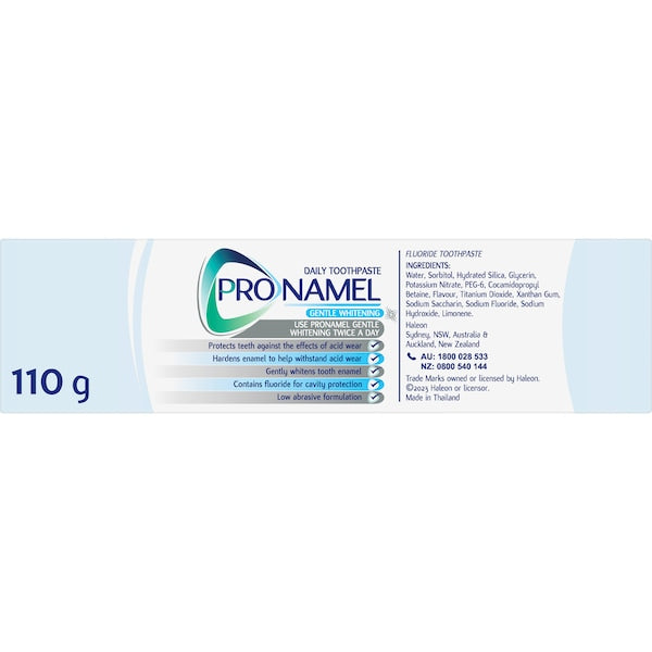 3 x Sensodyne Pronamel Gentle Whitening Enamel Toothpaste 100g