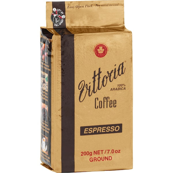 3 x Vittoria Espresso Ground Coffee 200g