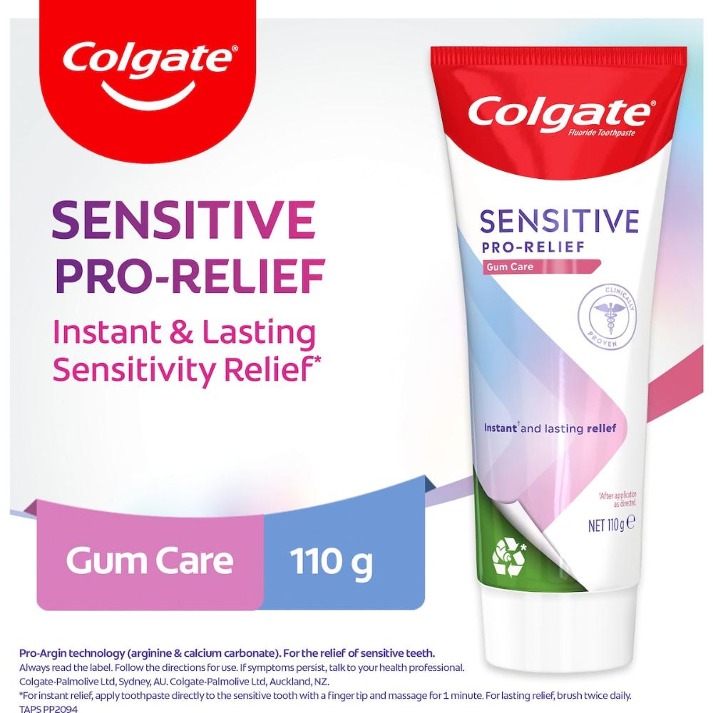 5 x Colgate Sensitive Toothpaste Pro-relief Gum Care 110g