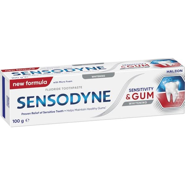3 x Sensodyne Sensitivity & Gum Whitening Toothpaste 100g