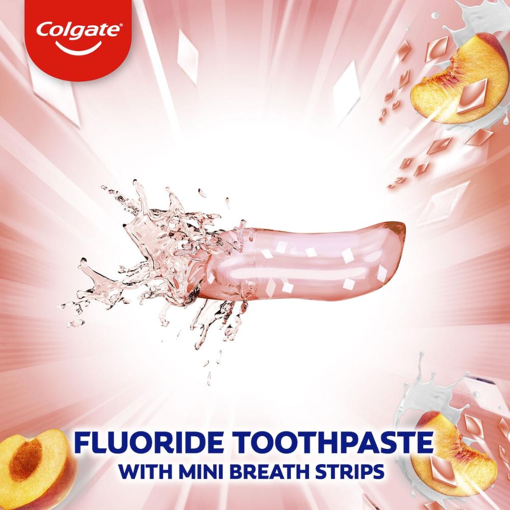 5 x Colgate Max Fresh Toothpaste With Mini Breath Mints Peach Passion 100g