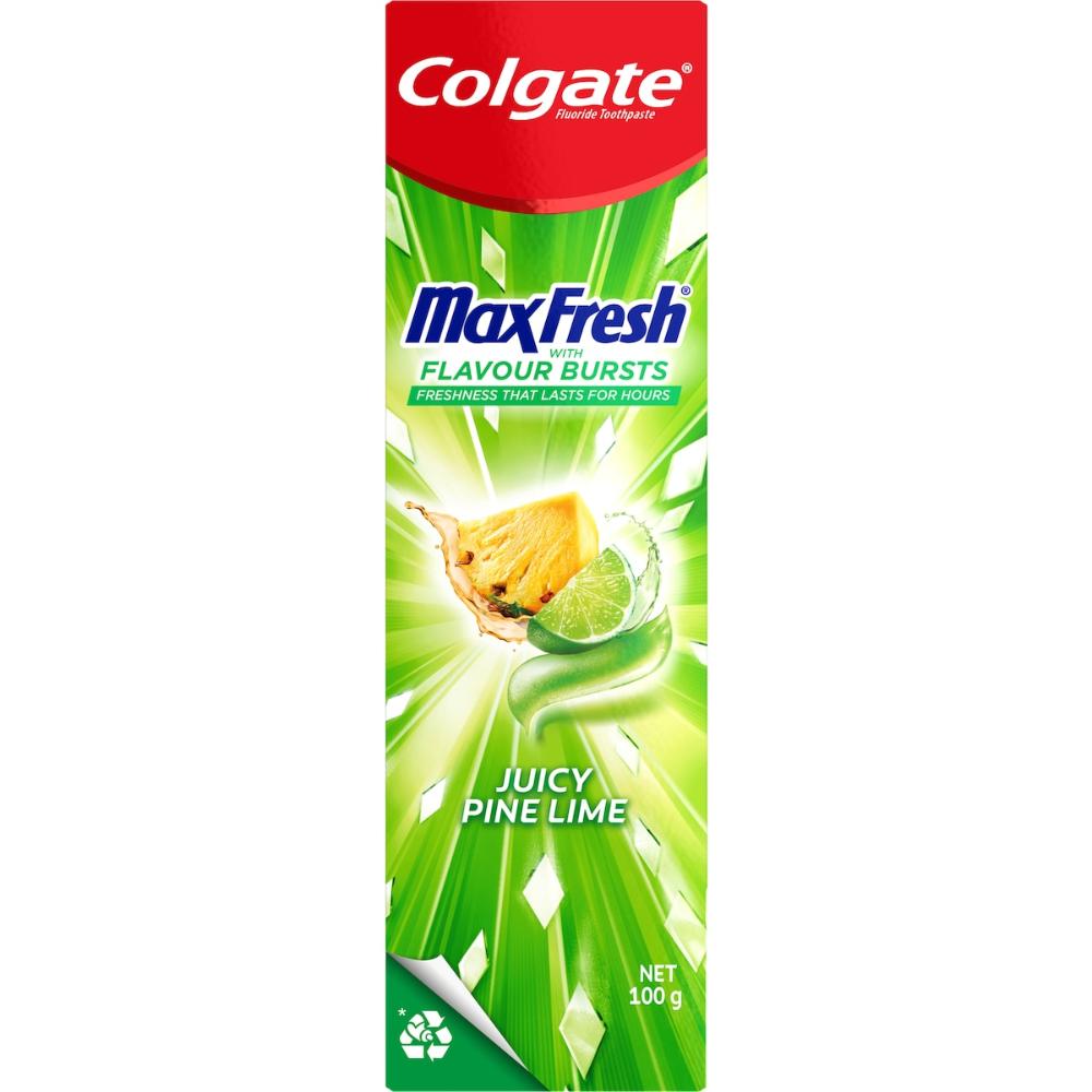 5 x Colgate Max Fresh Toothpaste Juicy Pine Lime 100g