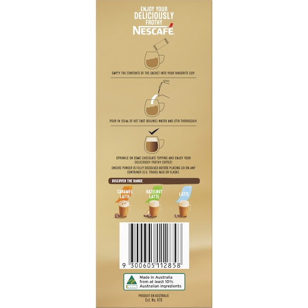 Nescafe Cappuccino Coffee Sachets 130 Pack