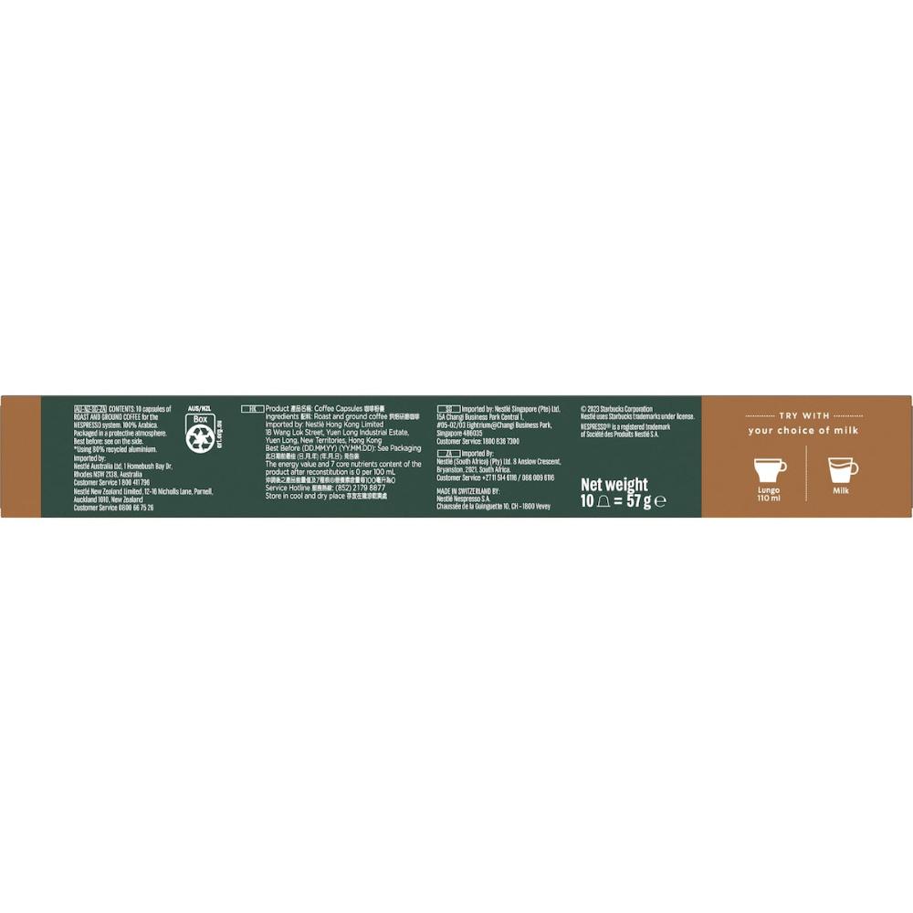 Starbucks By Nespresso House Blend Coffee Pods Capsules 50 Pack