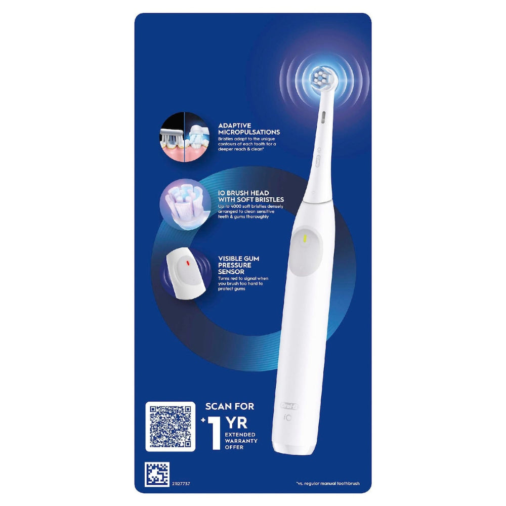 Oral-B iO2 Electric Toothbrush Set Simple White each