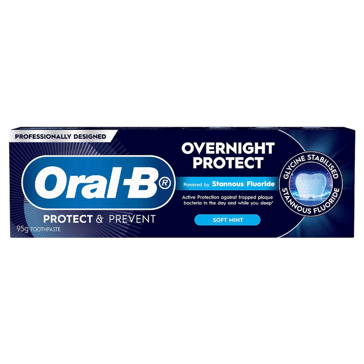 Oral-B Overnight Protect Toothpaste Soft Mint 95g