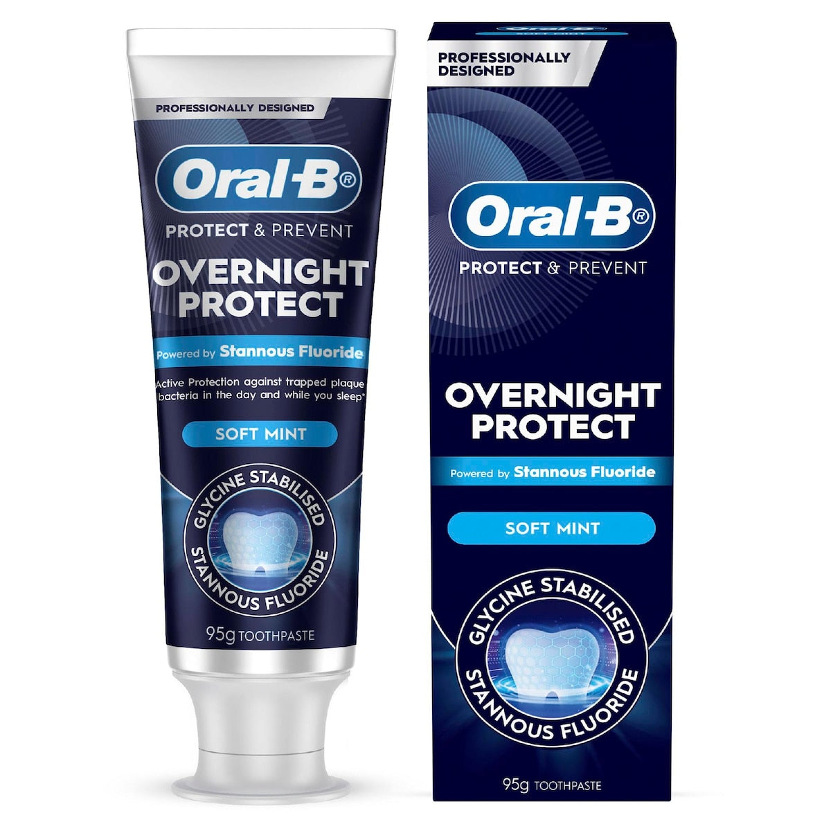Oral-B Overnight Protect Toothpaste Soft Mint 95g