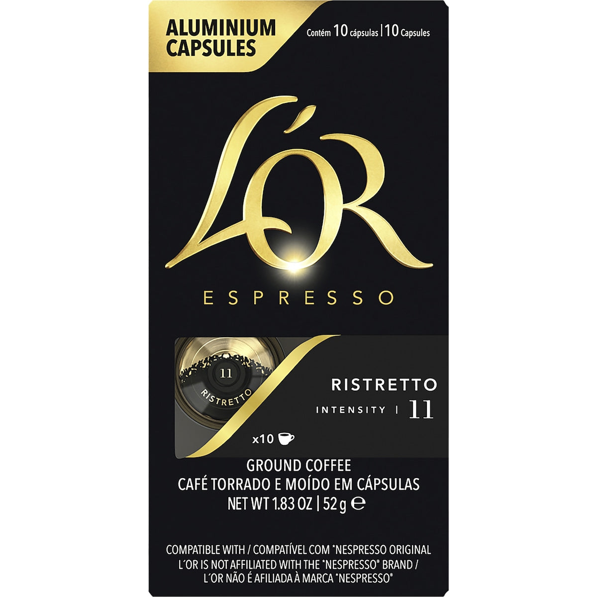 L'or Espresso Ristretto Coffee Capsule 100 Pack