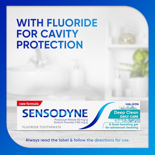 5 x Sensodyne Deep Clean Toothpaste 100g