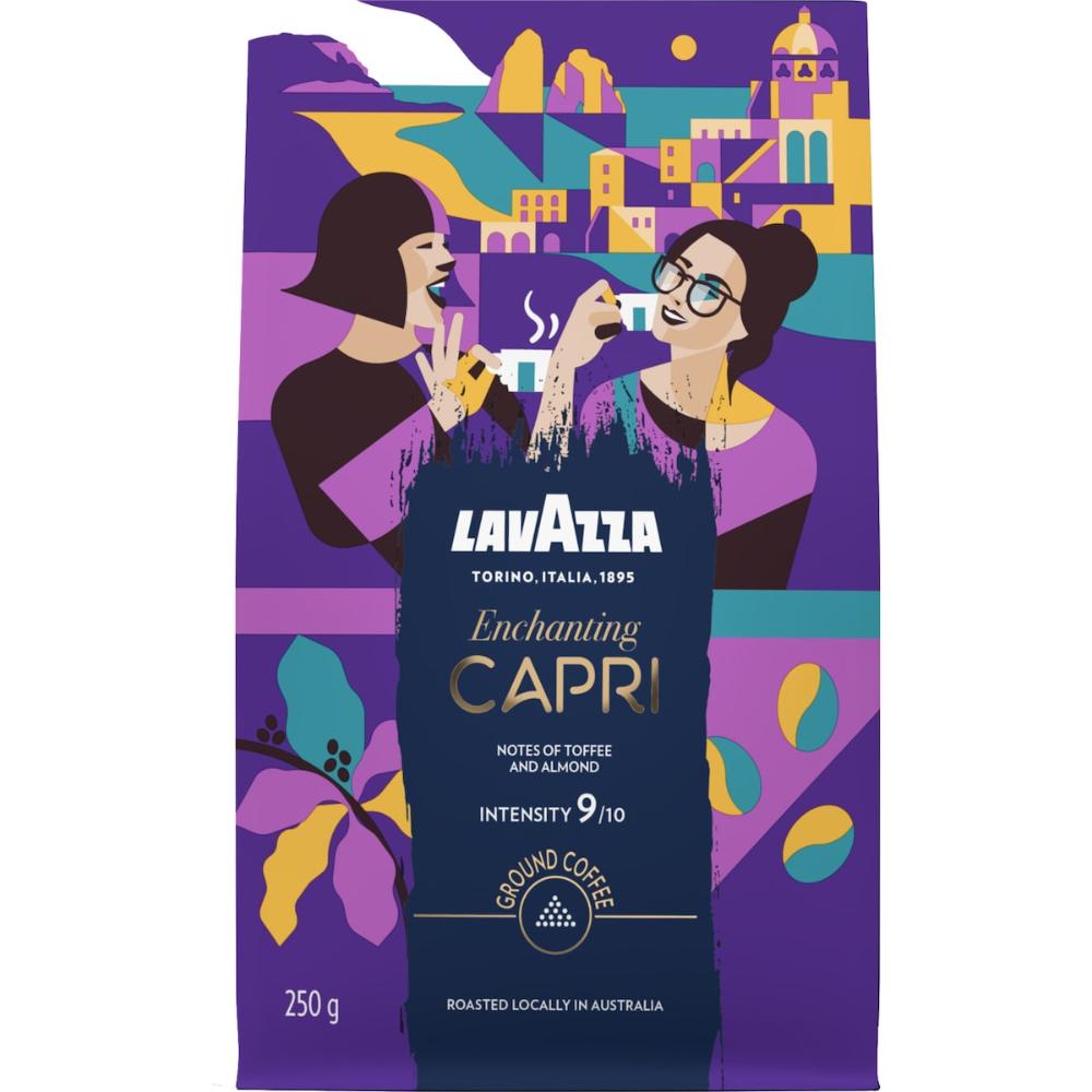 Lavazza Tales Of Italy Enchanting Capri Ground Coffee 250g