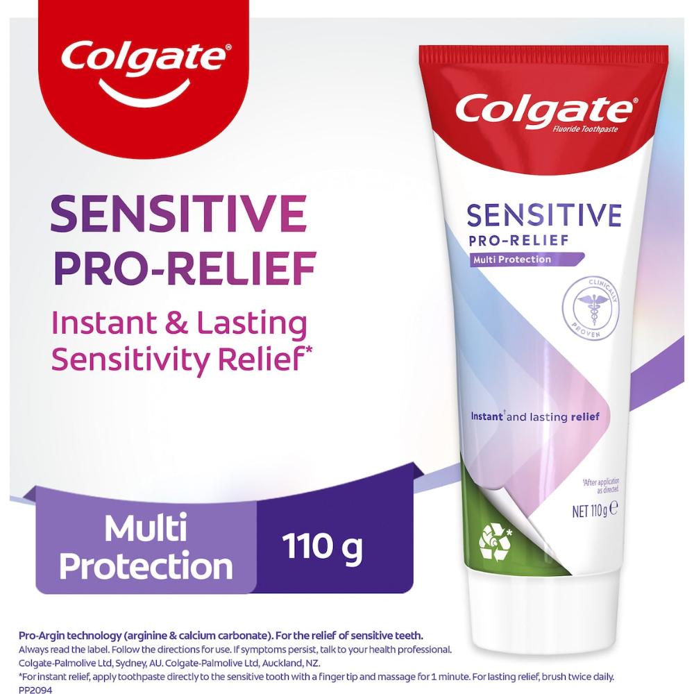 5 x Colgate Sensitive Toothpaste Pro-relief Multi Protection 110g
