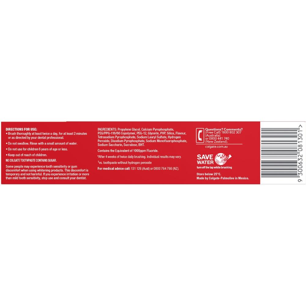 5 x Colgate Optic White Stain Fighter Teeth Whitening Toothpaste 140g