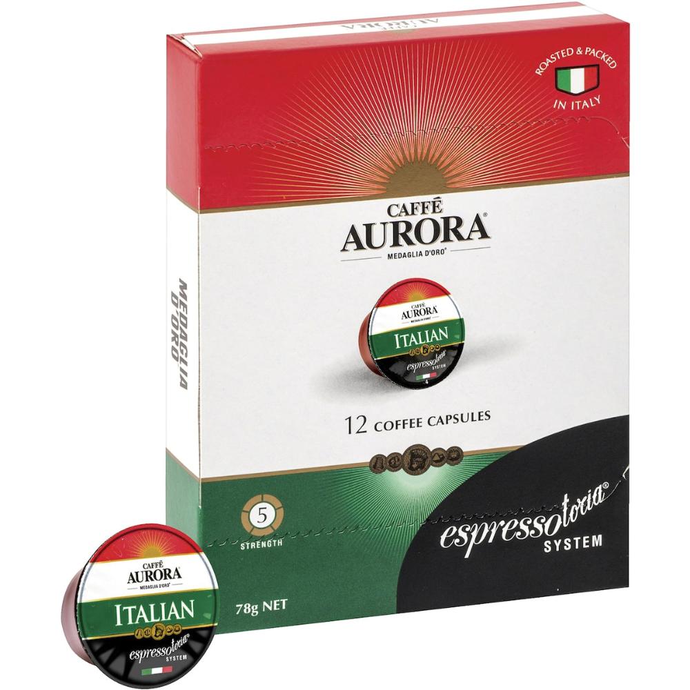 Caffe Aurora Italian Coffee Capsules 60 Pack