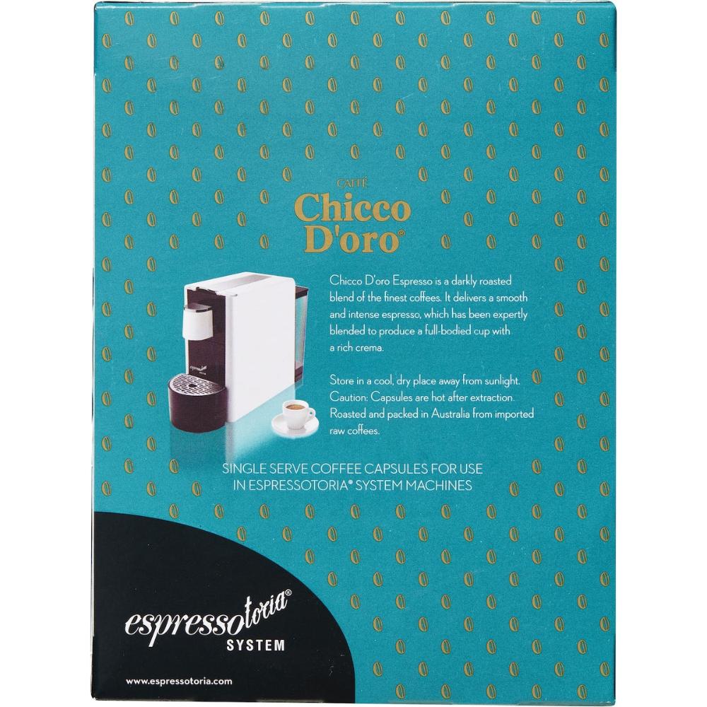Caffe Aurora Chicco D'oro Espresso Coffee Capsules 60 Pack