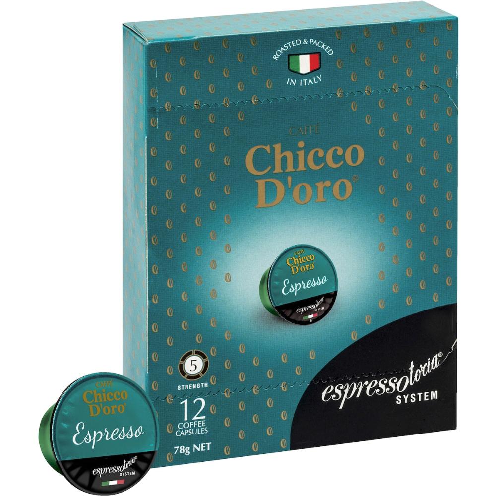 Caffe Aurora Chicco D'oro Espresso Coffee Capsules 60 Pack