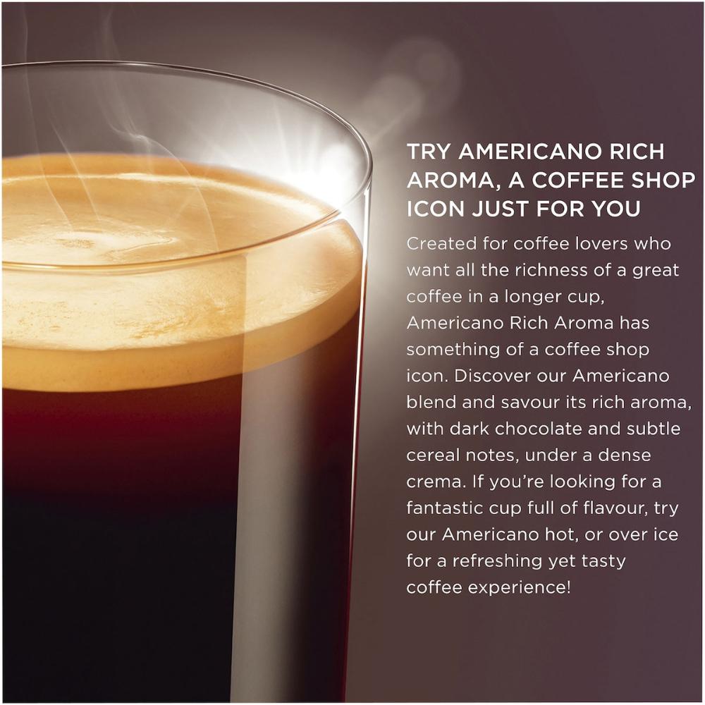 5 x Nescafe Dolce Gusto Americano Rich Aroma Coffee Pods 16 Pack