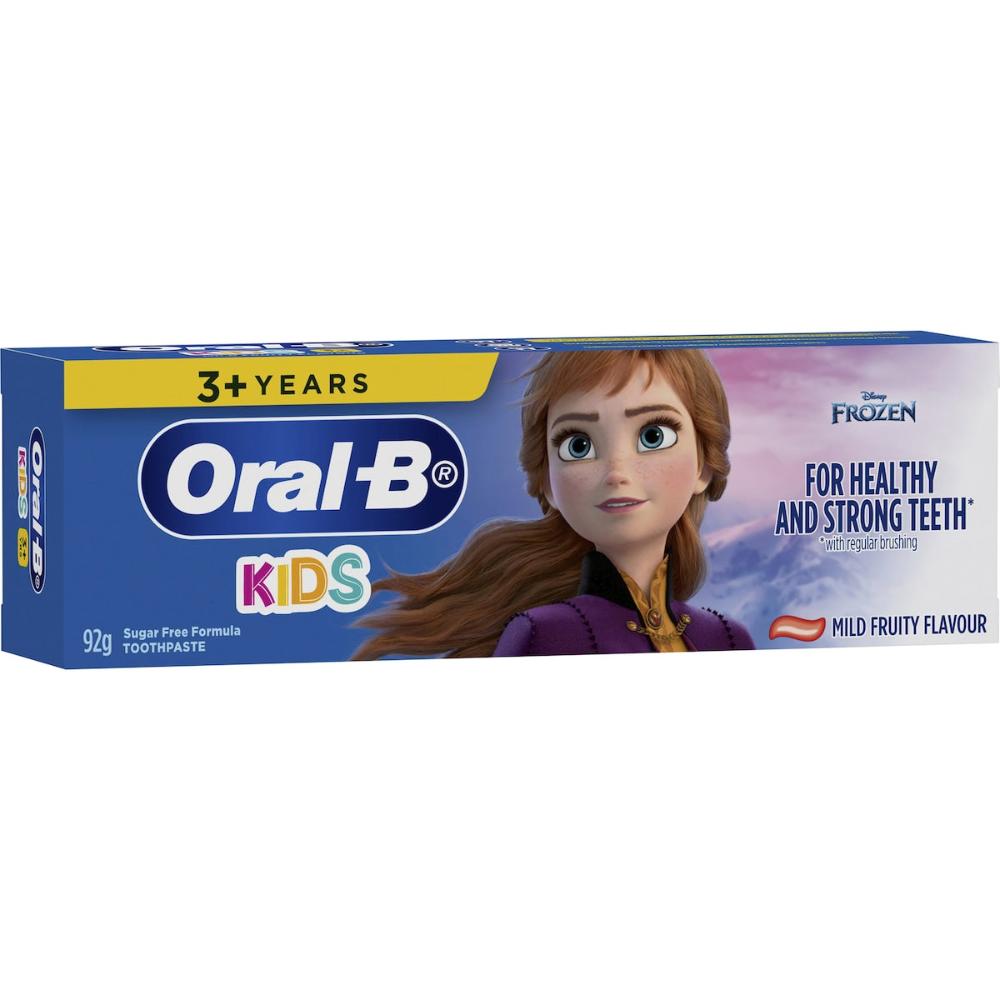 5 x Oral-B Kids Frozen 3+ Years Blue Toothpaste 92g