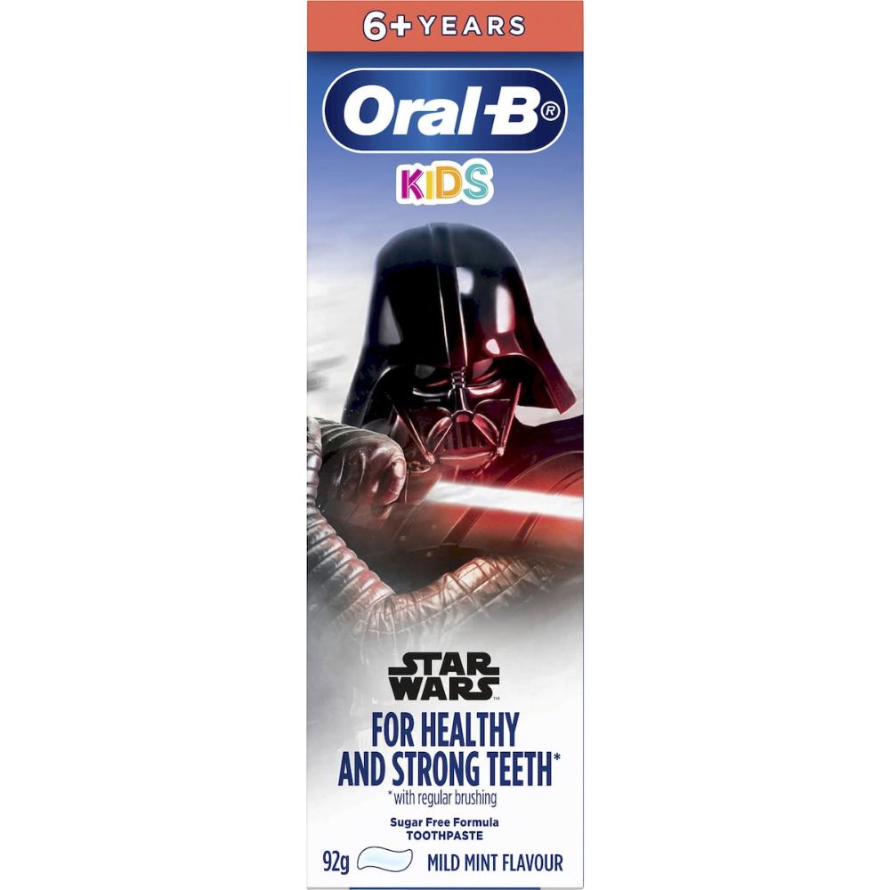 5 x Oral-B Kids Star Wars 6+ Years Mild Mint Toothpaste 92g