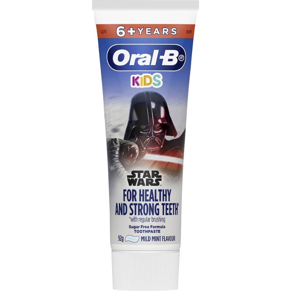 5 x Oral-B Kids Star Wars 6+ Years Mild Mint Toothpaste 92g