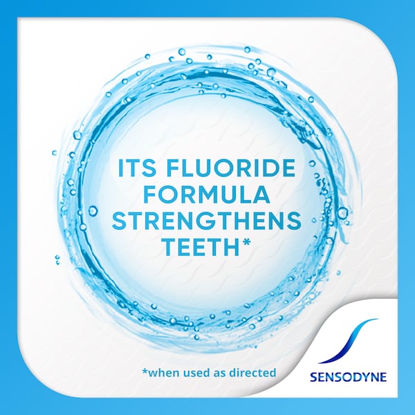 3 x Sensodyne Cool Mint Gentle Mouthwash For Sensitive Mouths 500ml