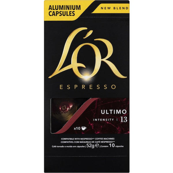 L'or Espresso Ultimo Intensity 13 Coffee Capsules 50 Pack