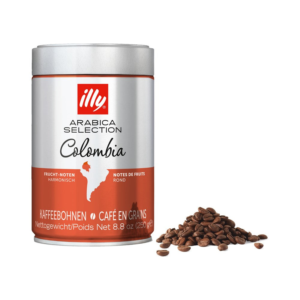 6 x illy Colombia Coffee Beans 250g