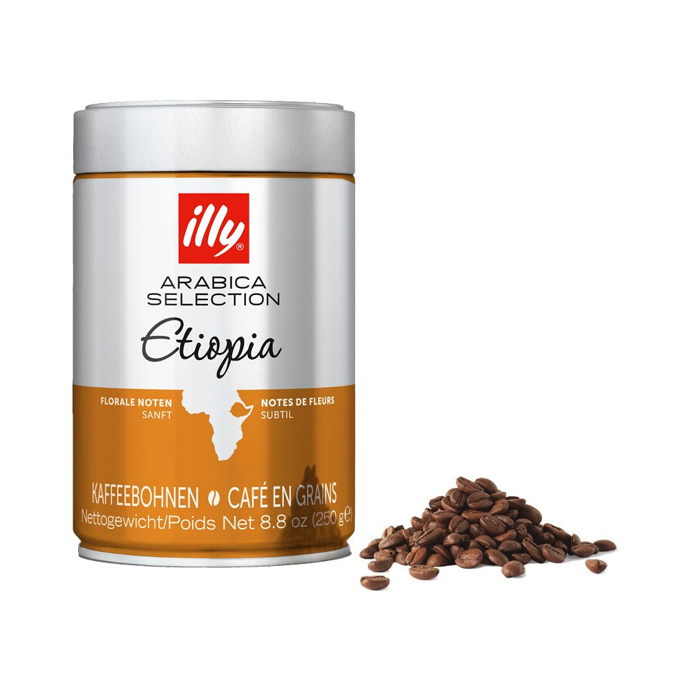 4 x illy Ethiopia Coffee Beans 250g