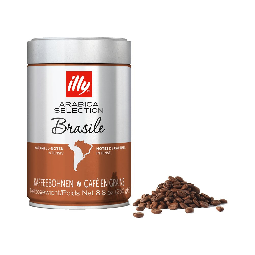 6 x illy Brazil Coffee Beans 250g