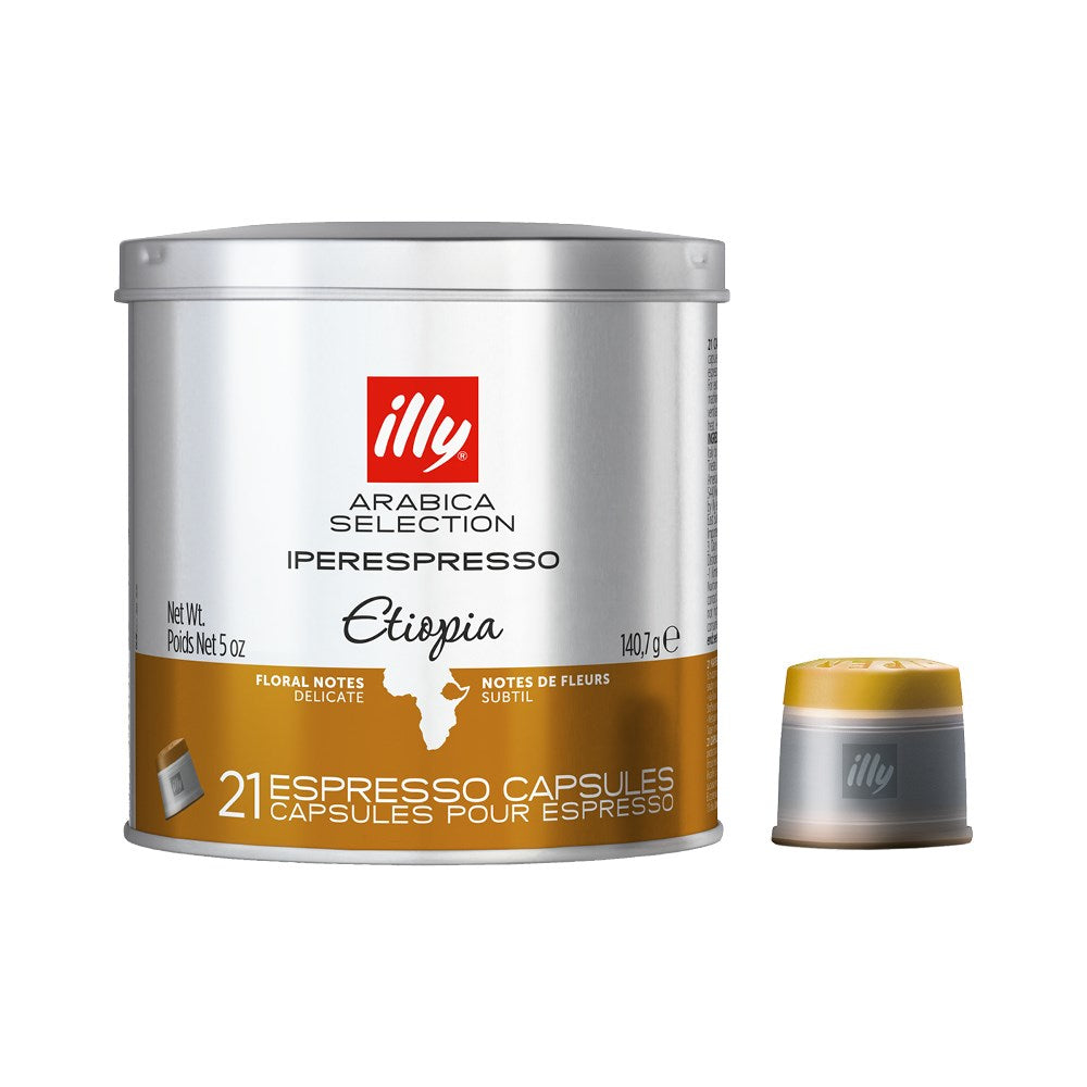 3 x illy Ethiopia Coffee Capsules 21pcs 140g
